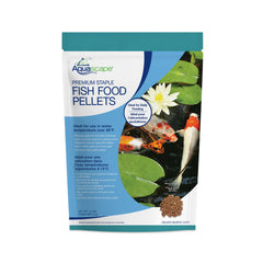 Aquascape pond and koi fish food bag shown from the front.