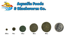 Aquatic Foods sinking wafer red formula with color-enhancing ingredients.