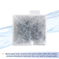 Aqueon Replacement Filter Cartridges featuring activated carbon.