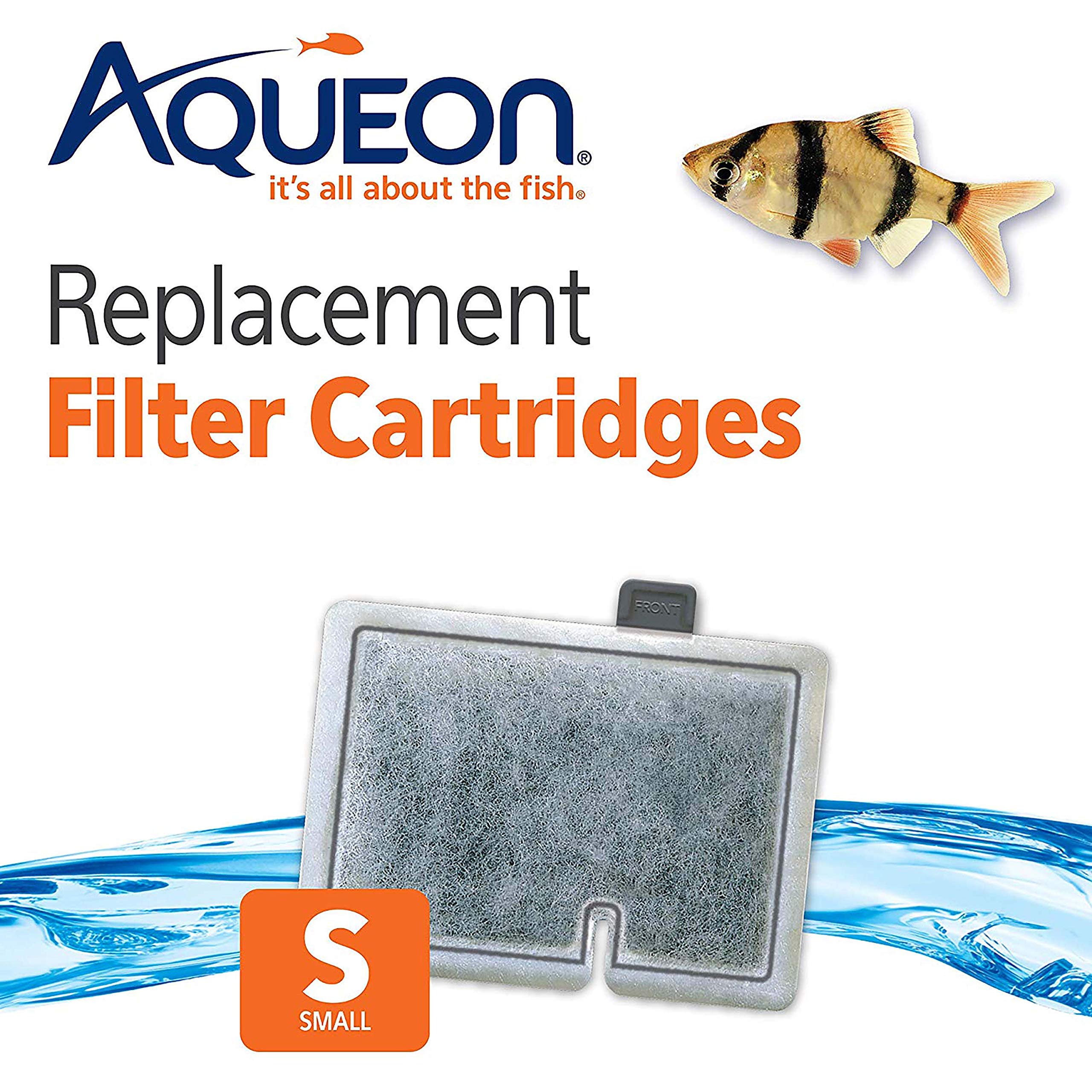 Aqueon Replacement Filter Cartridges showing their dual-sided design.