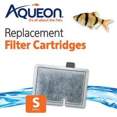 Aqueon Replacement Filter Cartridges showing their dual-sided design.