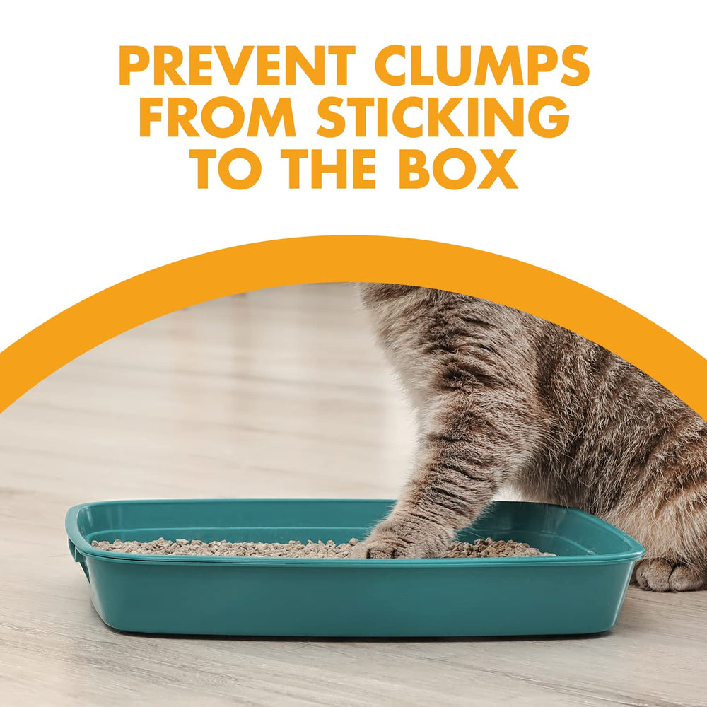 ARM & HAMMER Double Duty cat litter deodorizer shown for use with different litter types.