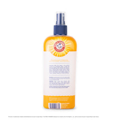 ARM & HAMMER Waterless Dog Shampoo Spray mango formula bottle close-up.