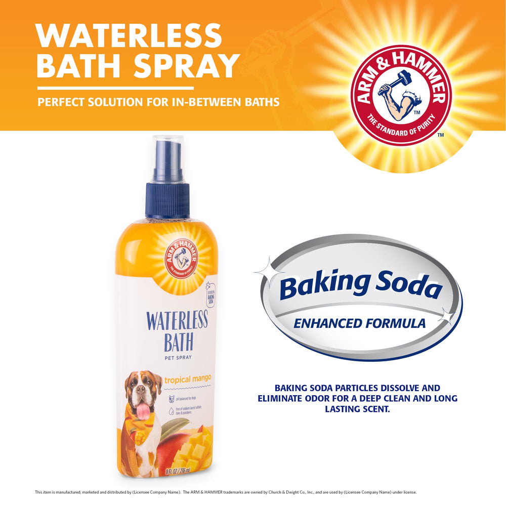 ARM & HAMMER Waterless Dog Shampoo Spray six-bottle pack shown together.