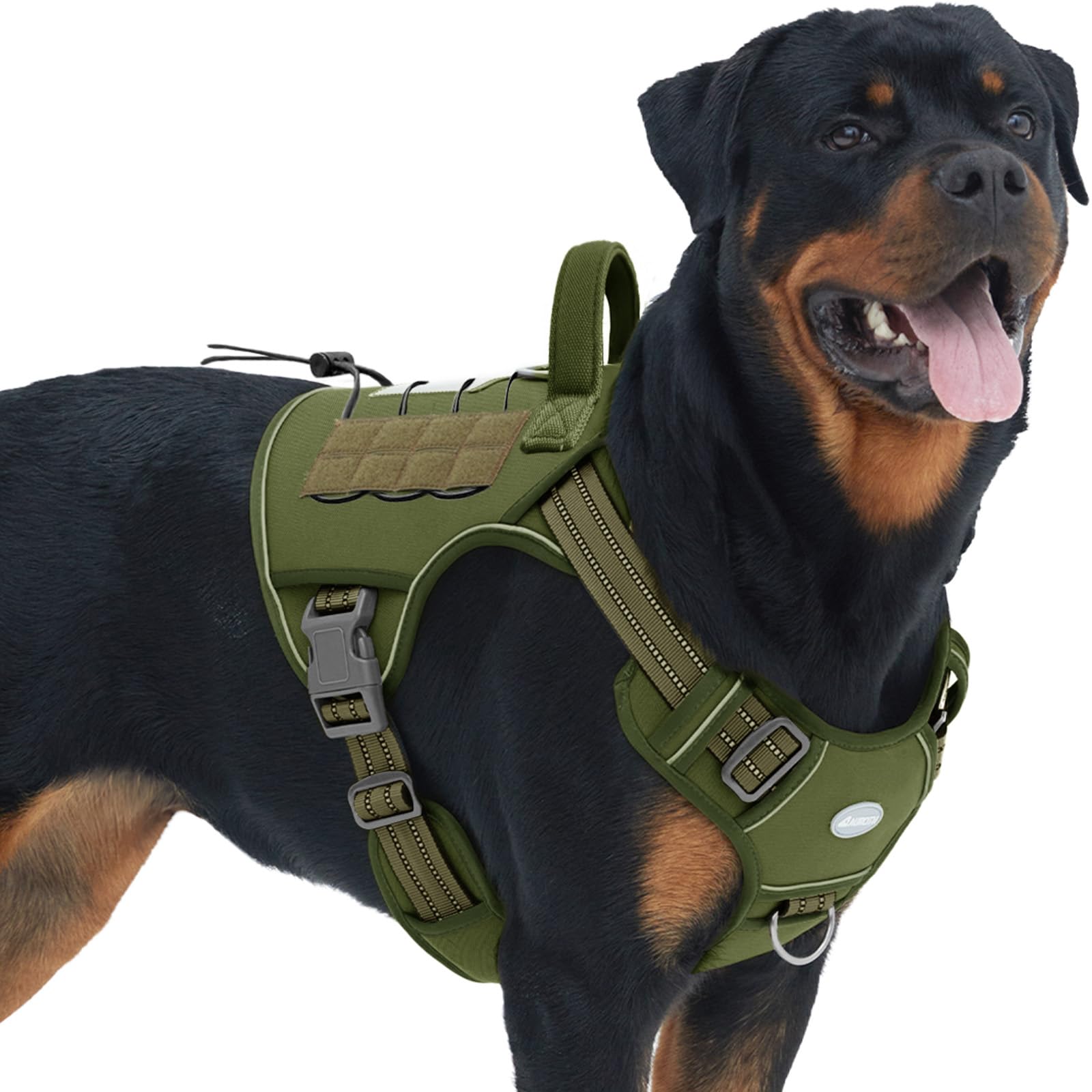 AUROTH Dog Harness shown from the front as a tactical vest.