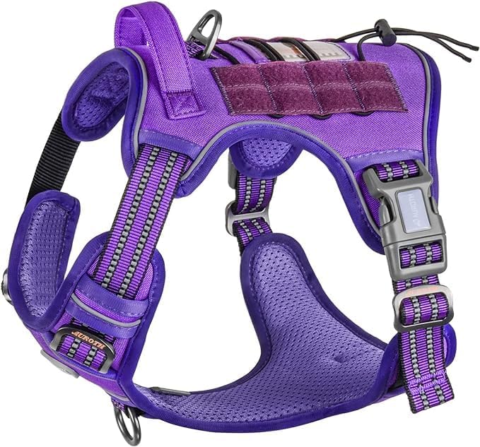 AUROTH Tactical Dog Harness shown from the front.