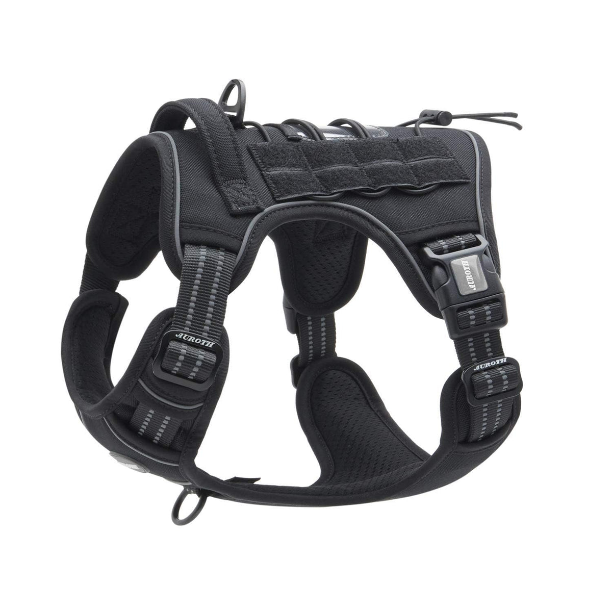 AUROTH Tactical Dog Harness shown from the front.