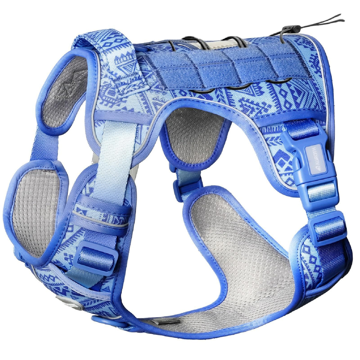 AUROTH Tactical Dog Harness shown from the front.