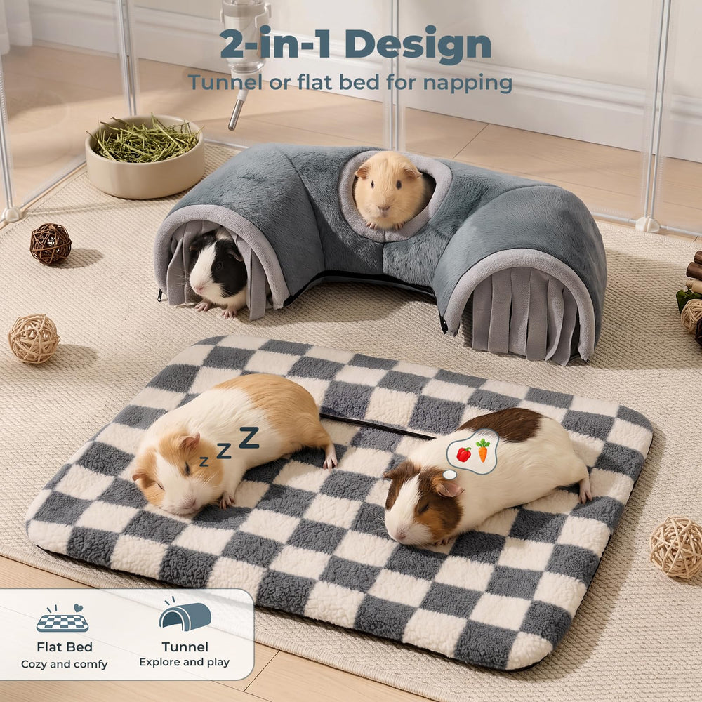 Avont Guinea Pig Tunnel unfolded into its flat-bed configuration.