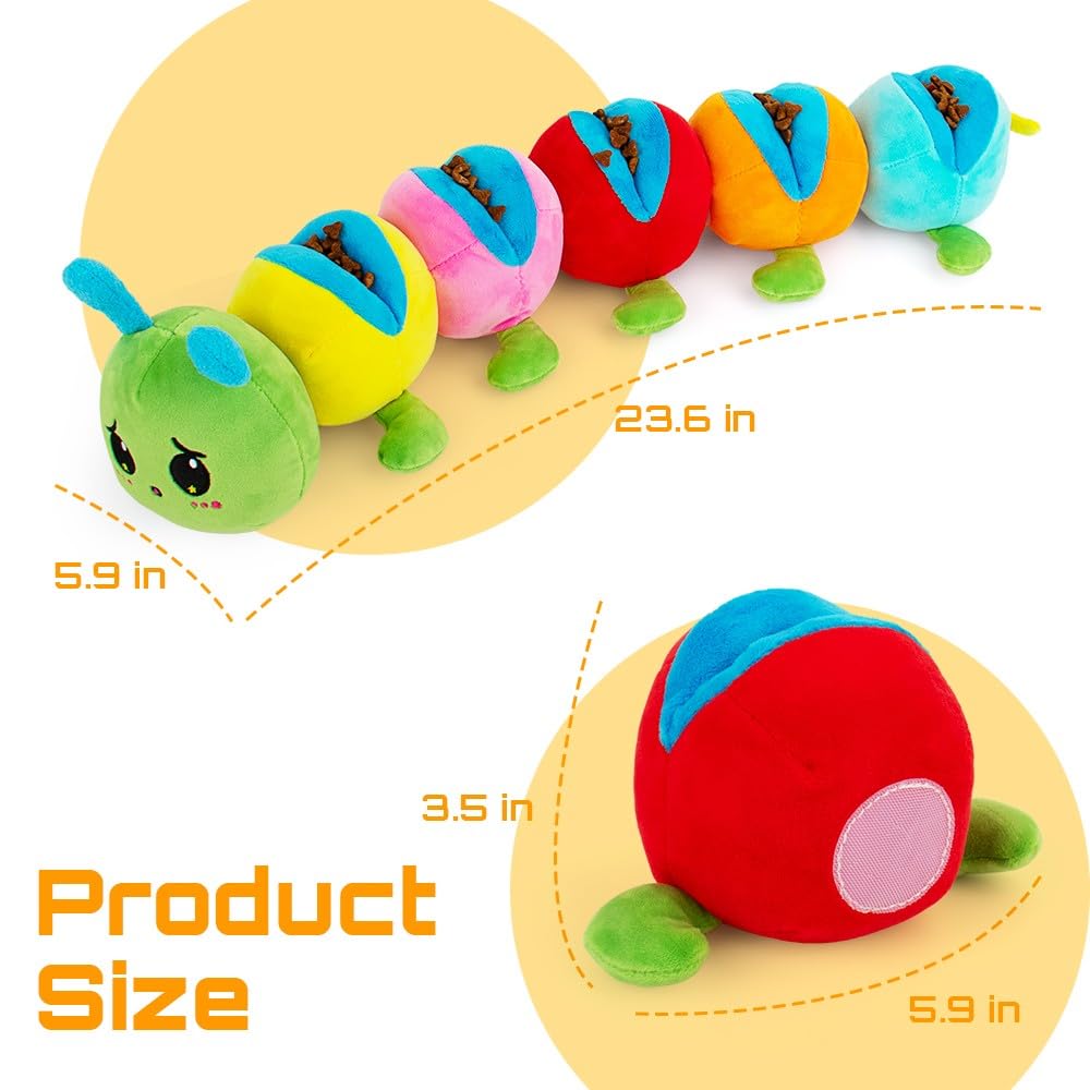 A dog engaging with the AWOOF Dog Snuffle Toy during snuffle play.