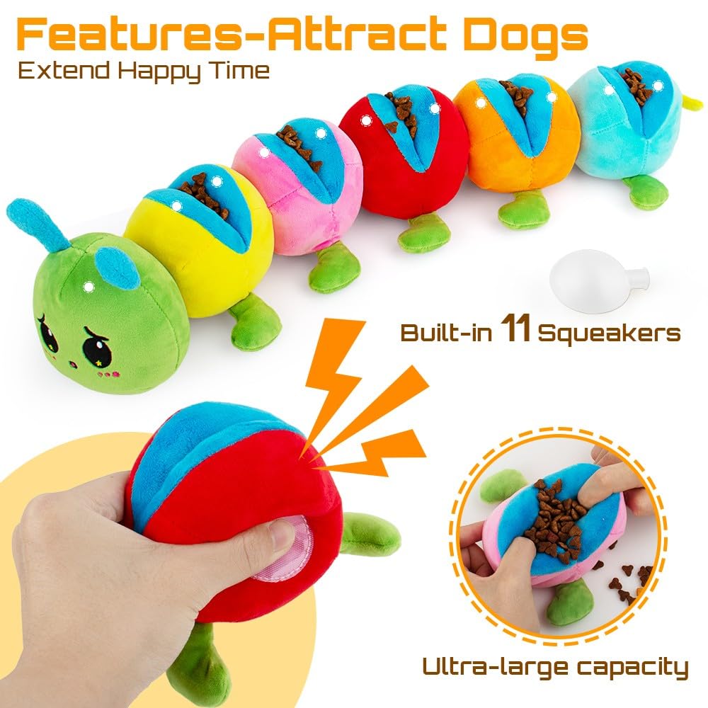 AWOOF Dog Snuffle Toy showing the Velcro connection between sections.