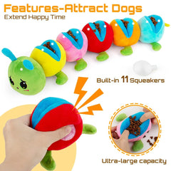 AWOOF Dog Snuffle Toy showing the Velcro connection between sections.