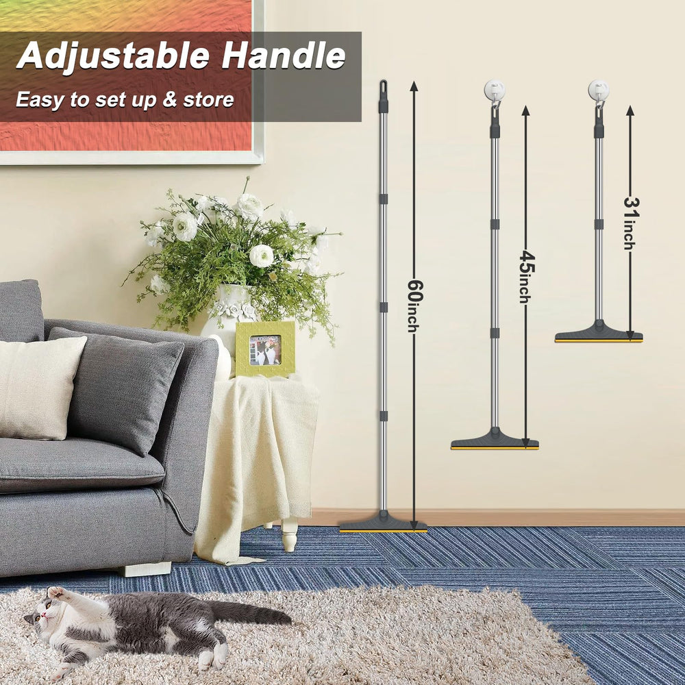 B-Land carpet rake set includes a silicone Y-shaped fur remover.