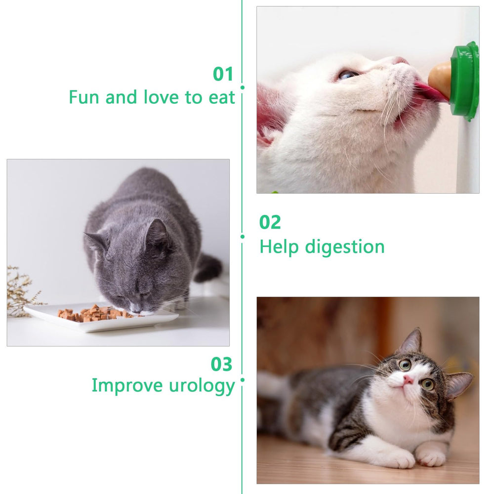balacoo cat snack ball nine-piece set displayed together.