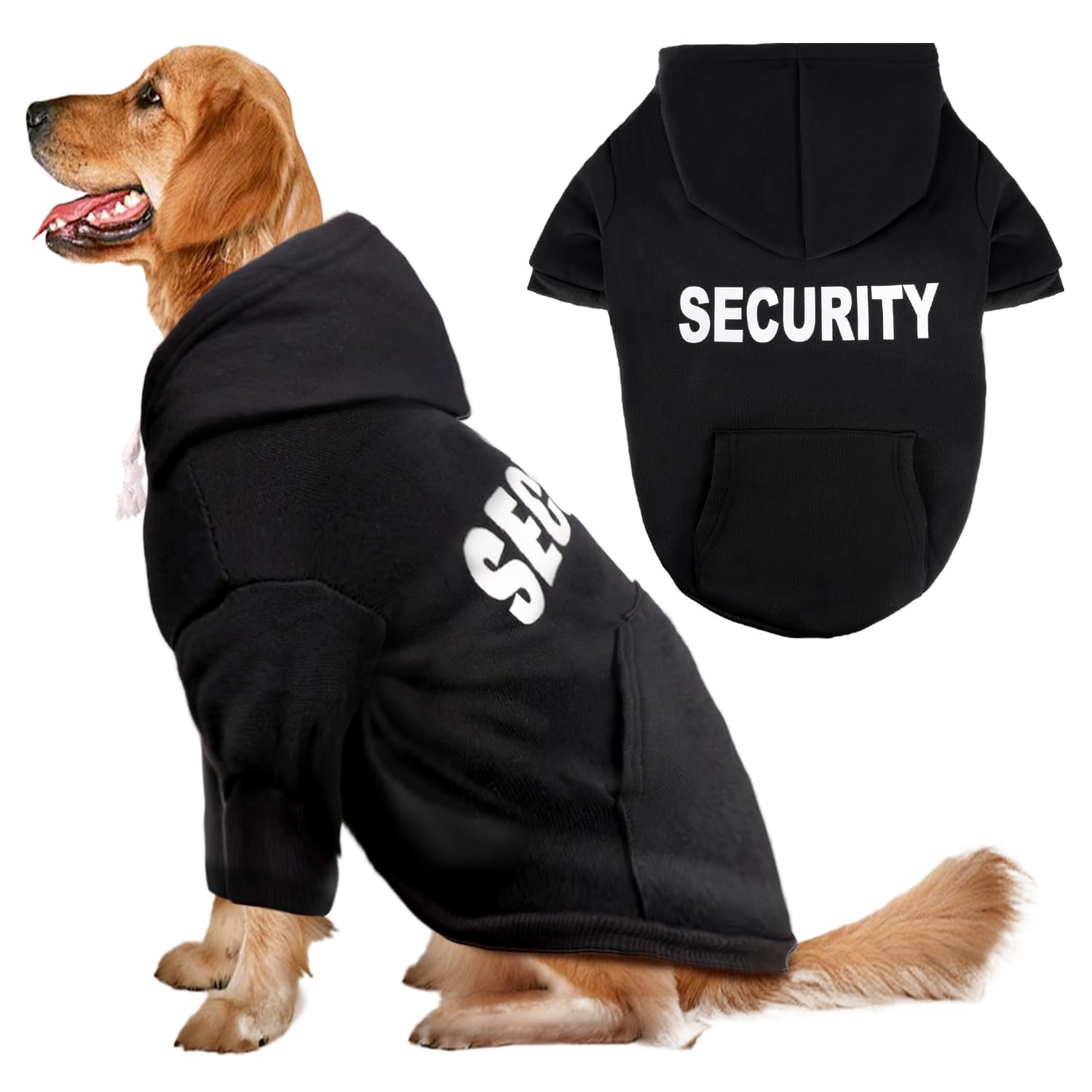 BAOBICUTE Dog Basic Hoodie shown from the front.