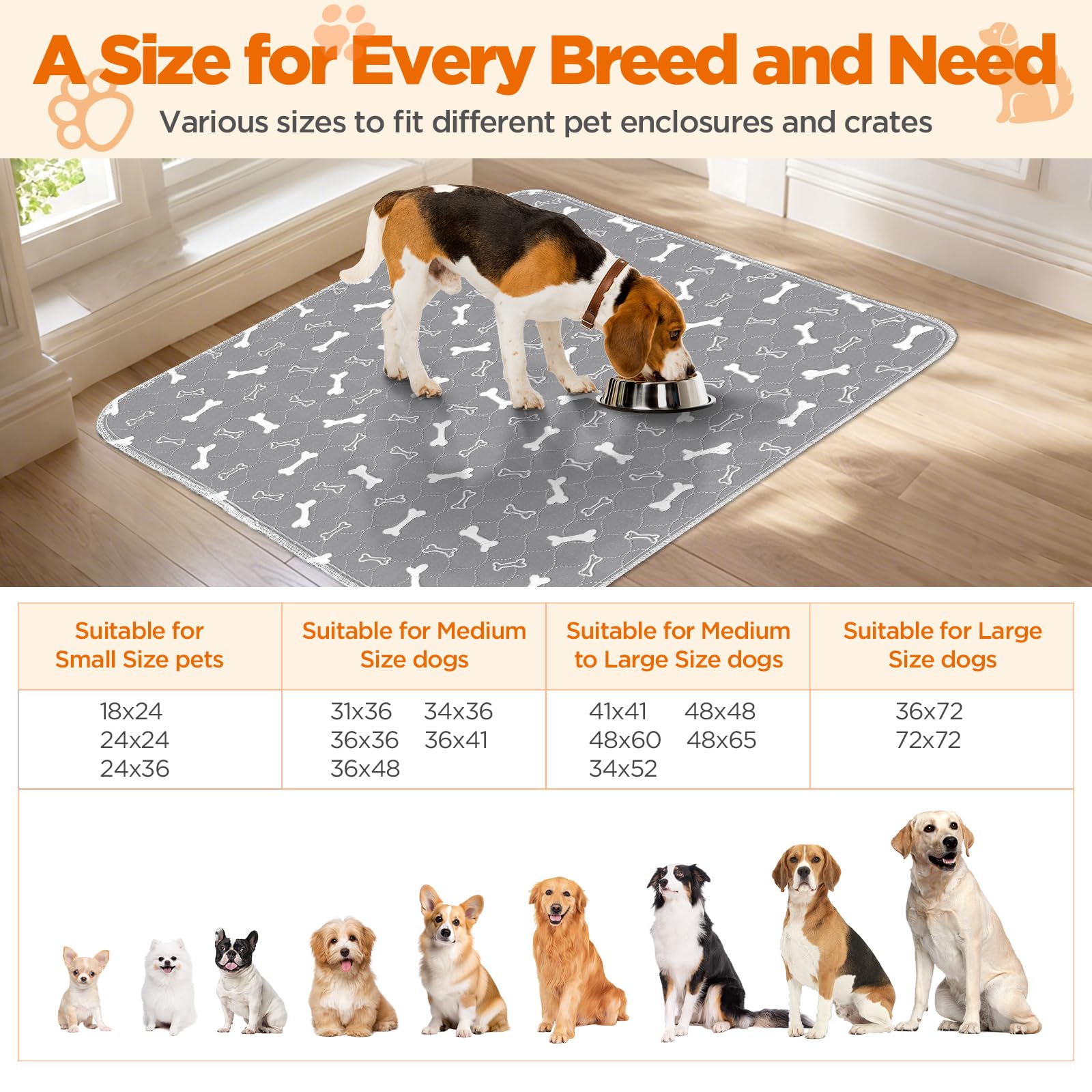 Baodan washable dog pee pad used on a car seat for a dog.