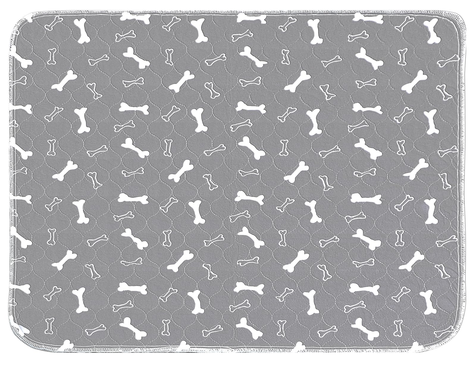 Baodan washable dog pee pad folded for travel.