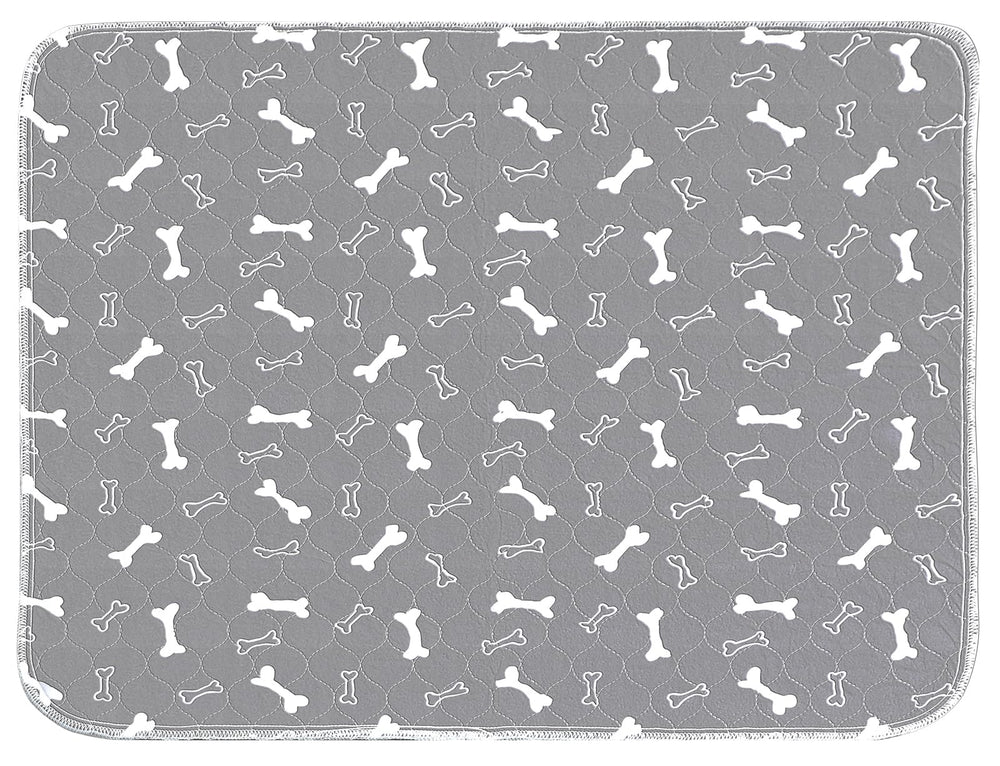 Baodan washable dog pee pad folded for travel.