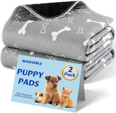 Baodan washable dog pee pads shown as a reusable two-pad set.