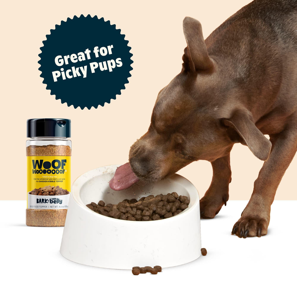 BarkBox Chicken Dog Treat Topper shown as a three-pack.
