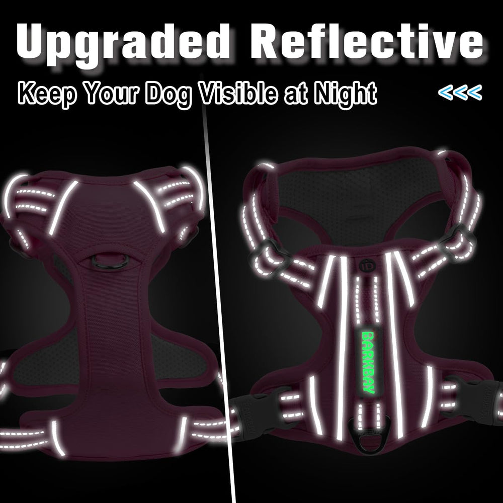 BARKBAY adjustable dog vest strap shown in detail.