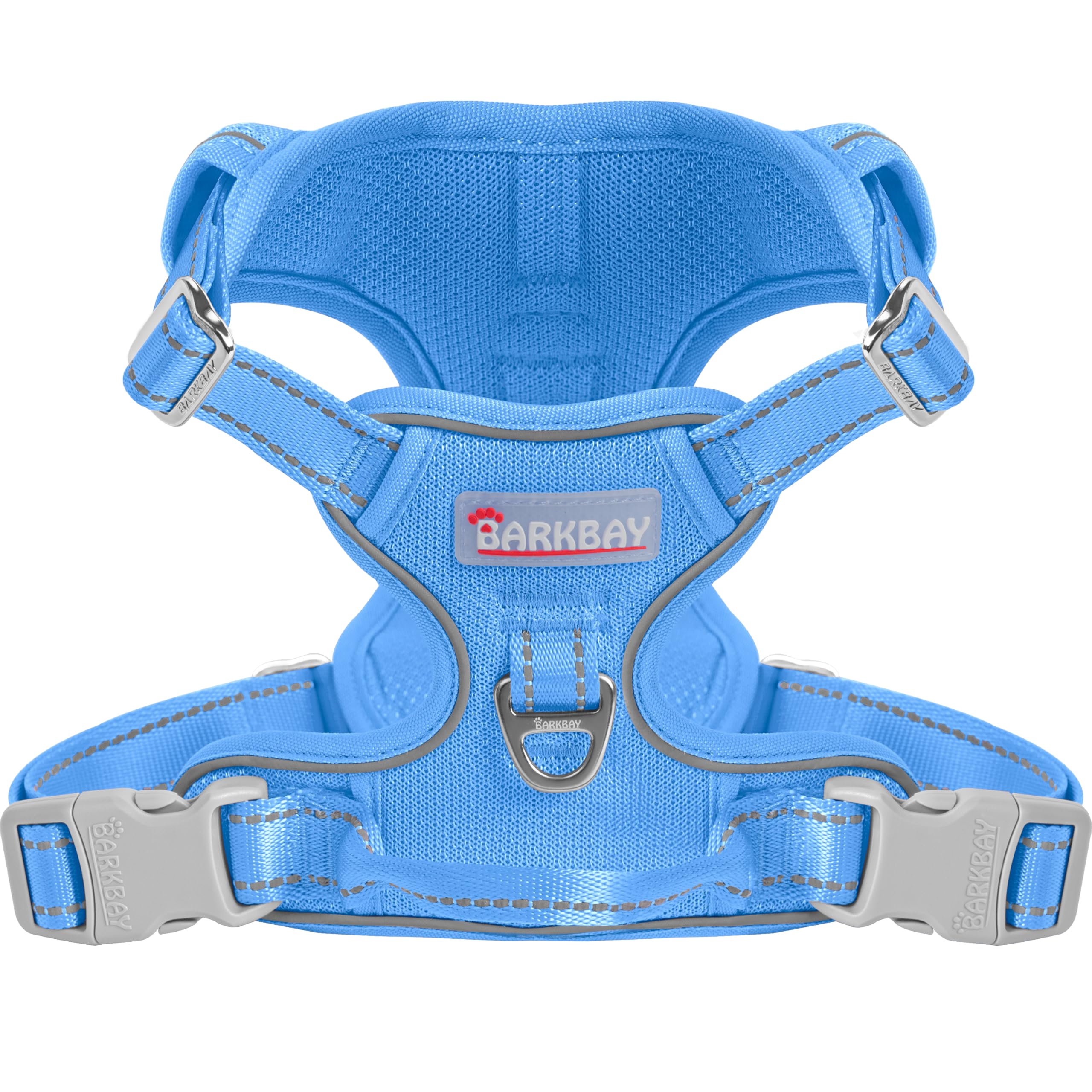 BARKBAY dog harness shown from the front in its vest-style design.
