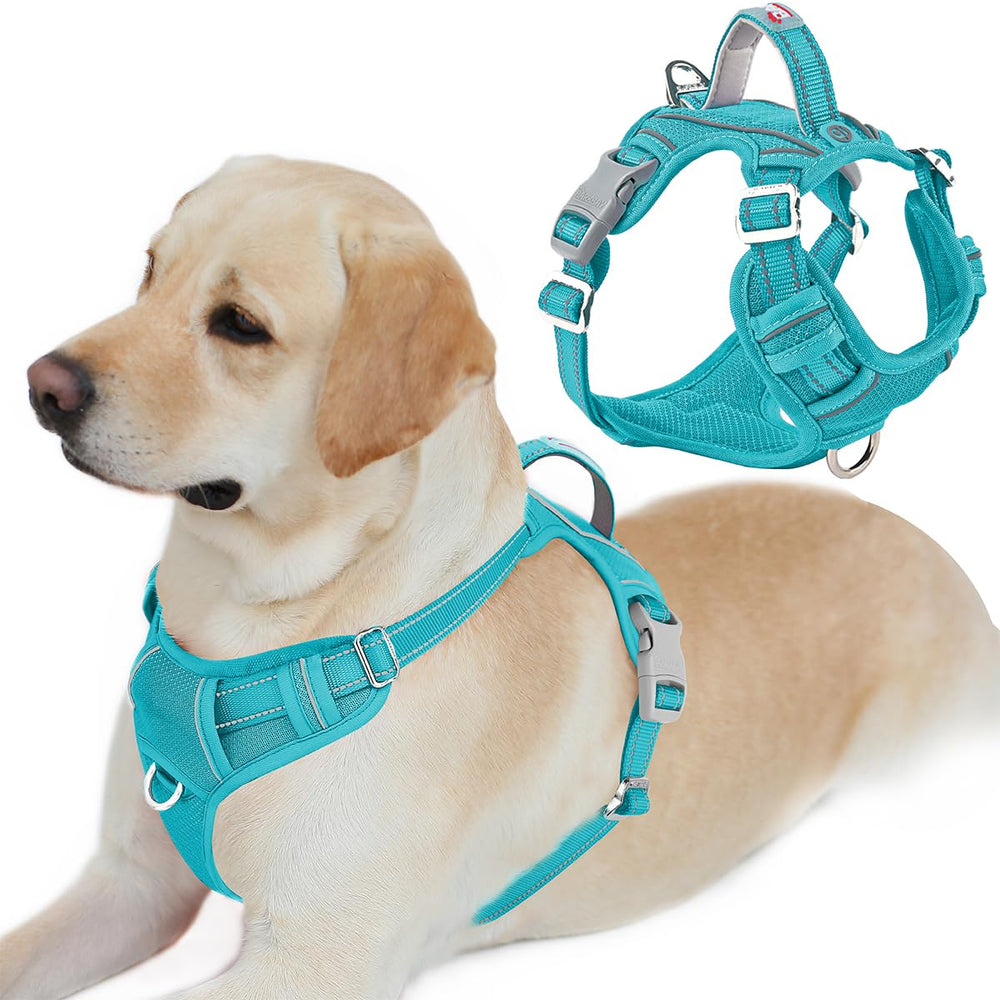 BARKBAY dog harness shown from the front.