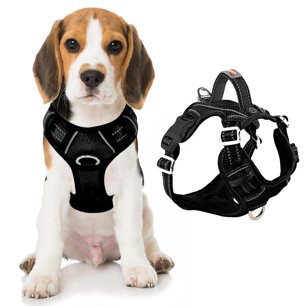 BARKBAY dog harness shown from the front as a vest-style design.