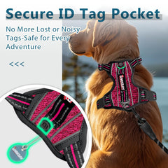 BARKBAY dog harness shown from a rear angle.