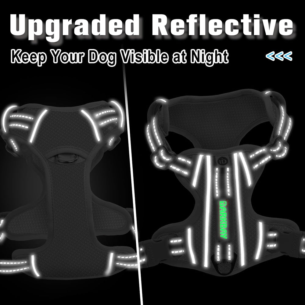 BARKBAY dog harness detail showing the top handle.