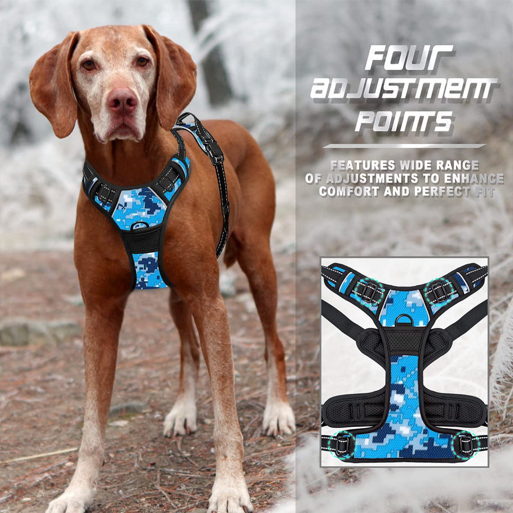 BARKBAY dog harness showing the top lift handle.