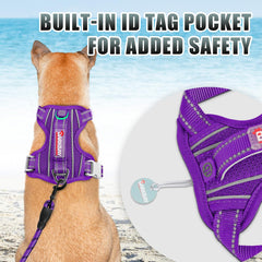 BARKBAY large dog harness shown from the rear.