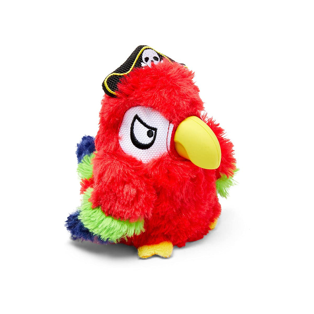 BarkBox Captain Parrot dog toy shown from the front.