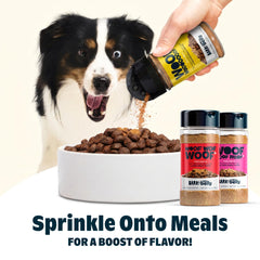 BarkBox dog treat topper chicken variety shown on its own.