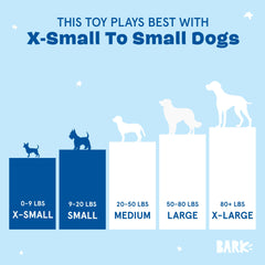 BarkBox Mike & Mike Trout Twins dog toy shown in close-up to highlight its fluffy, stuffed design.
