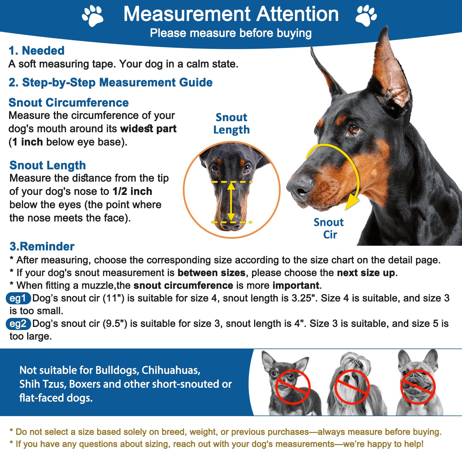 BARKLESS dog muzzle shown in a side profile.