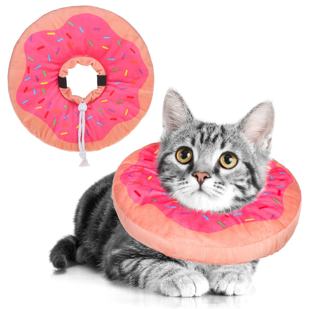BEAUTYZOO Cat Cone Collar shown from the front.