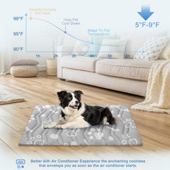 BEAUTYZOO Dog Bed Mat showing its soft, warm side for colder days.