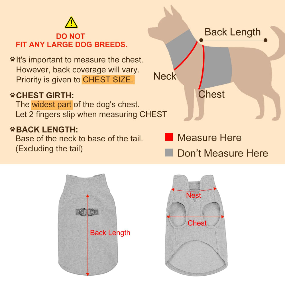 BEAUTYZOO dog fleece vest shown in a pullover shape.
