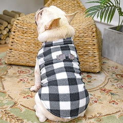 BEAUTYZOO Dog Fleece Vest shown from a side angle.