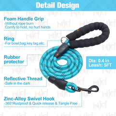 BEAUTYZOO dog harness double D-rings for leash attachment.