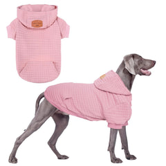 BEAUTYZOO Dog Hoodie shown from the front with its hood and long sleeves.
