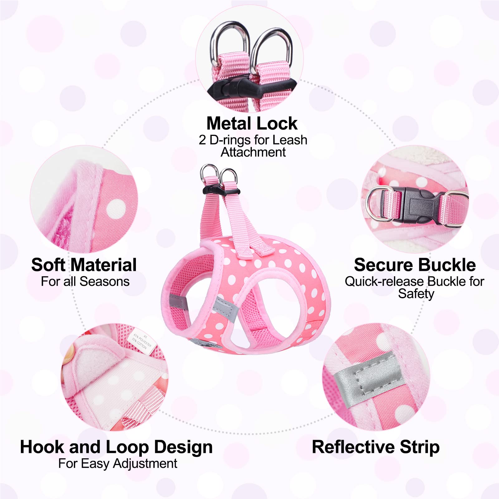 BEAUTYZOO dog leash close-up showing its padded handle.