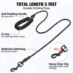 BEAUTYZOO small dog harness showing its reflective strips.
