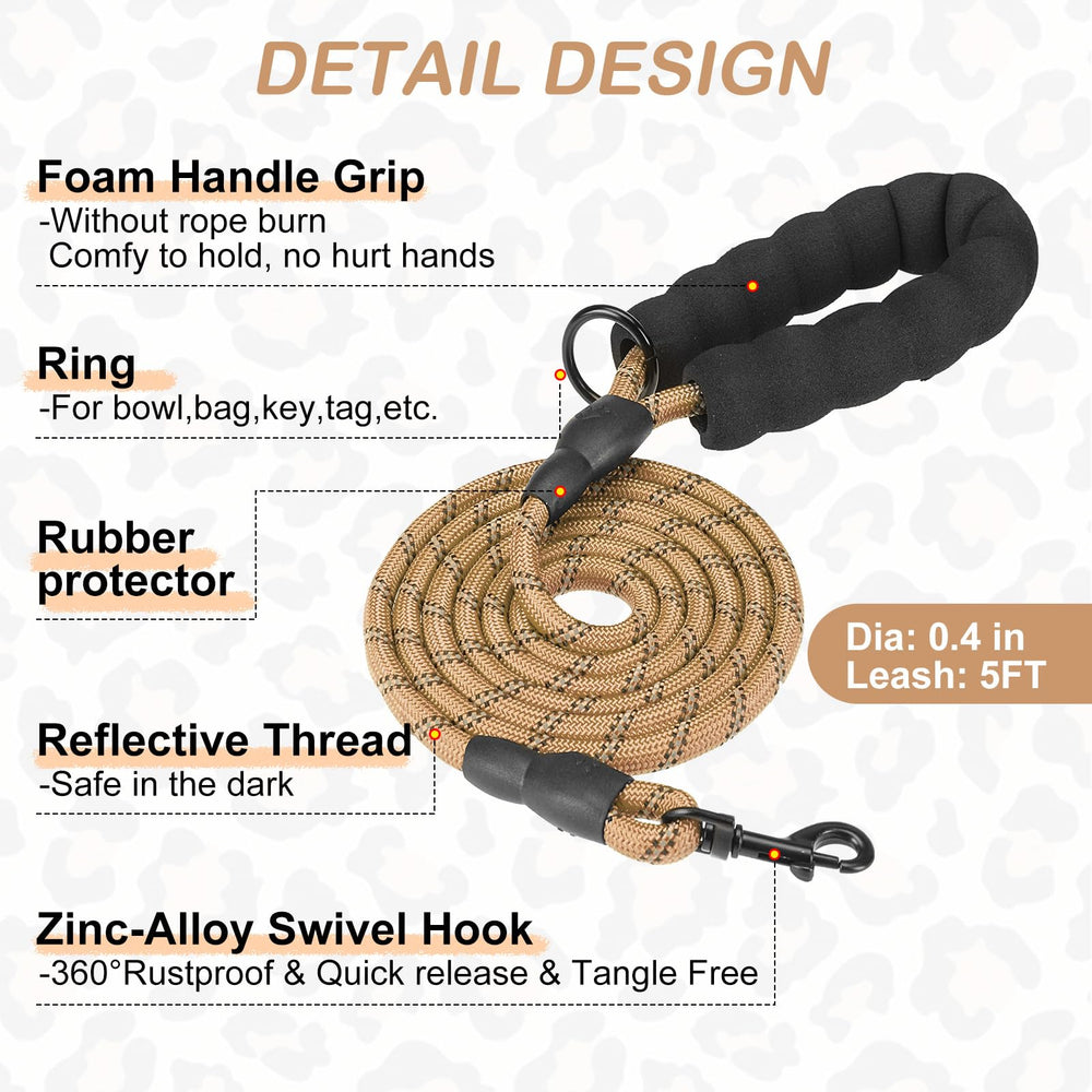 BEAUTYZOO small dog harness set close-up showing reflective bands.