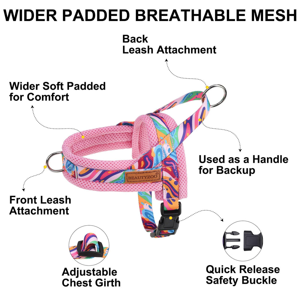 BEAUTYZOO small dog leash detail showing the 360-degree swivel metal hook.