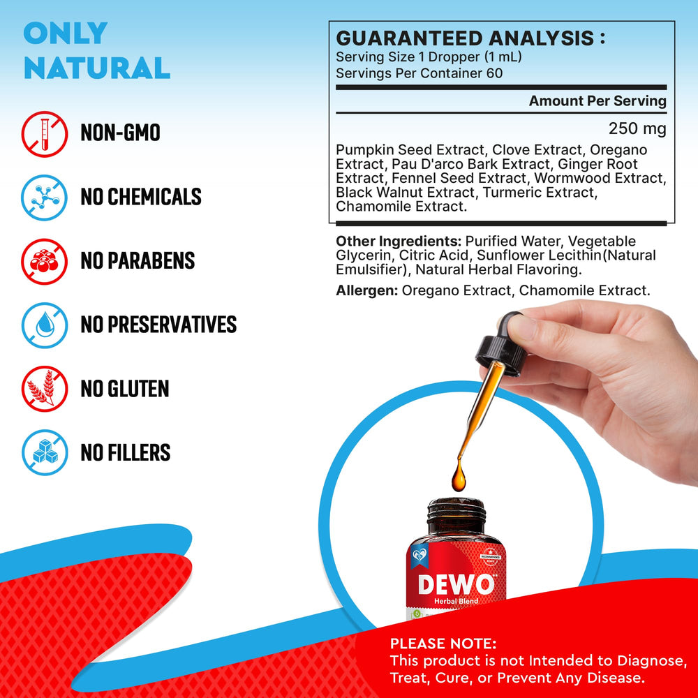 Beloved Pets herbal supplement liquid for mixing into pet food.
