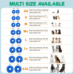 BENCMATE inflatable dog collar detail showing the zipper on its removable outer cover.