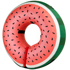 BENCMATE inflatable dog collar shown from the front.