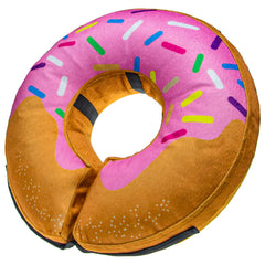 BENCMATE inflatable dog cone collar shown from the front.